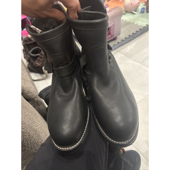 chippewa boots steel toe Black Size 11 EE - Picture 2 of 8